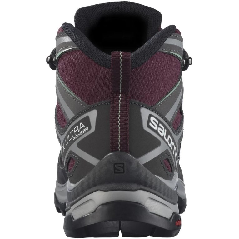 Botas Montaña Salomon X Ultra Pioneer Mid CSWP Mujer Vino Grises Oscuro | MX IUPV265